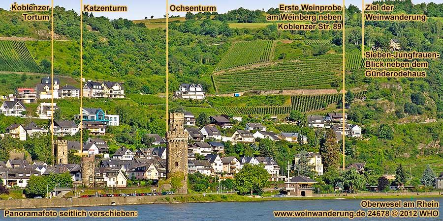 Oberwesel Panoramafoto