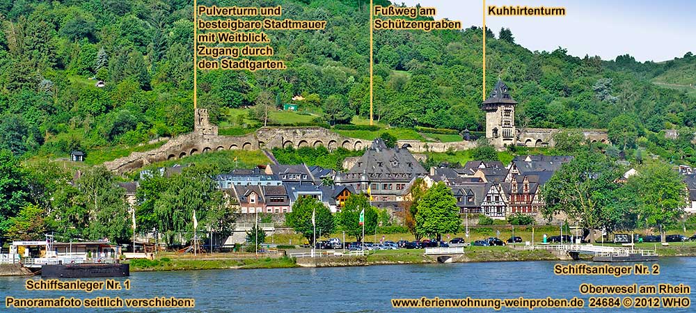 Oberwesel Panoramafoto