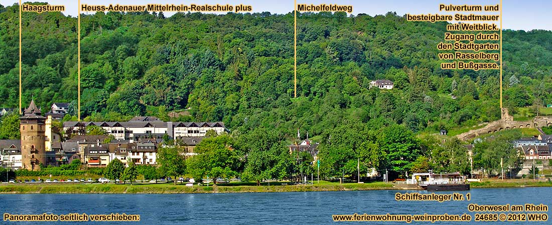 Oberwesel Panoramafoto
